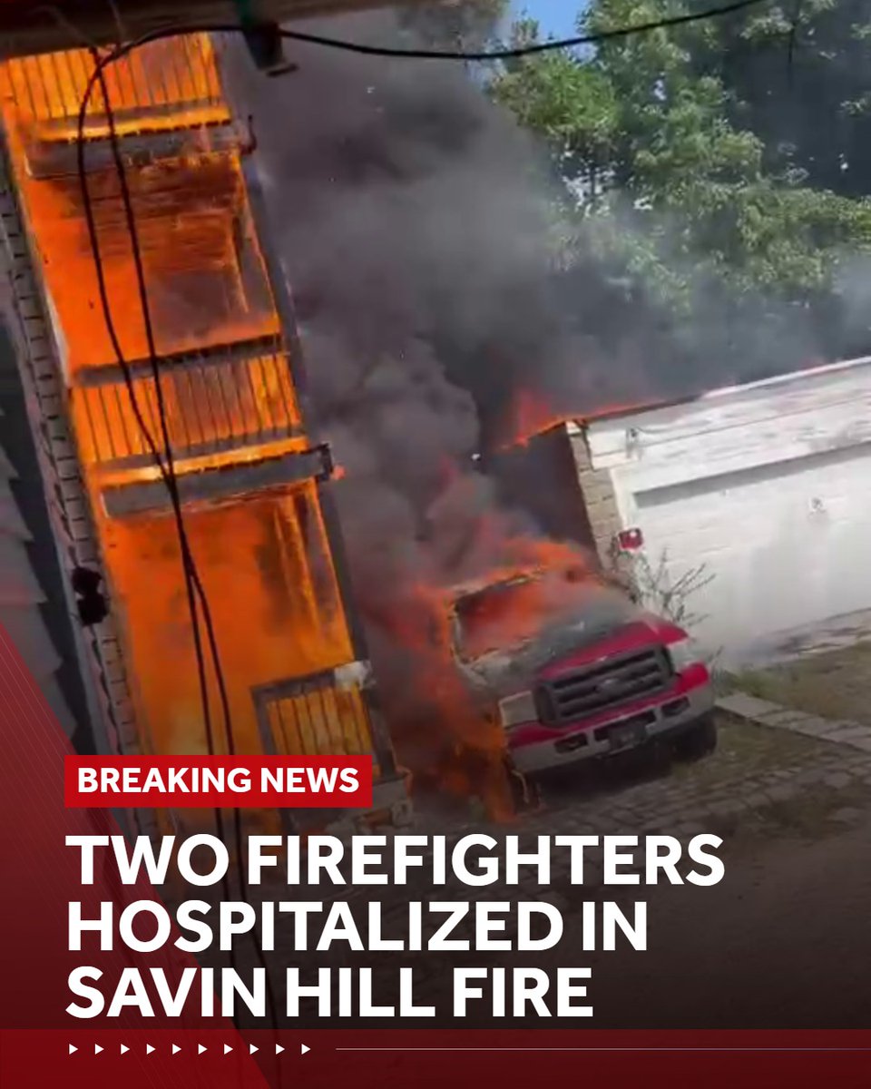 Two firefighters were transported to a Boston hospital following a large house fire on Savin Hill Saturday morning