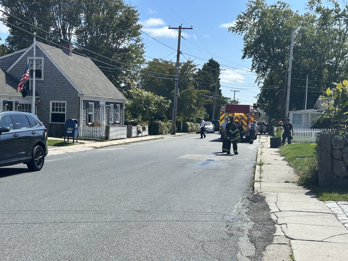 Police and firefighters in Westport, MA are still on scene after a fire at a home attached to the U.S. Post Office on Main Road.